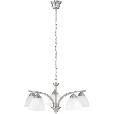 ■ CORPURI DE ILUMINAT - LUSTRA RABALUX TRISTAN 7205 ALB E14 5X40W D590X300MM
