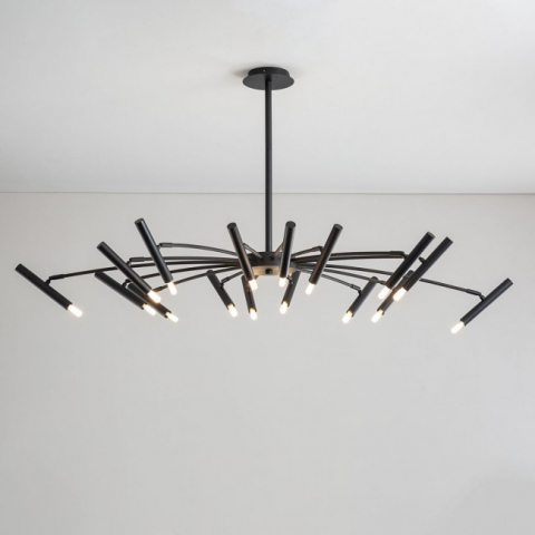 CANDELABRE MODERNE & PENDULE - LUSTRA RAYEN 16XG9 NEGRU LC