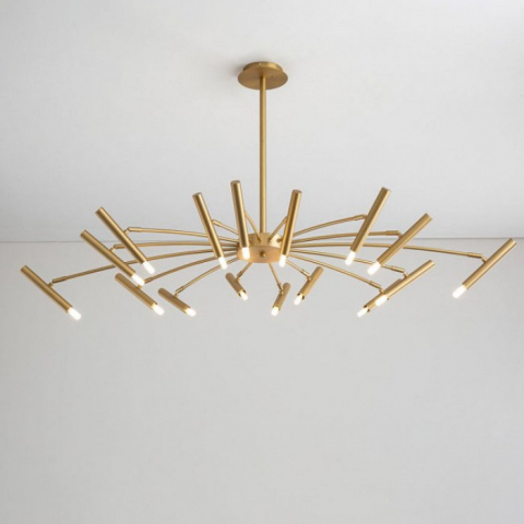 ■ ILUMINAT DE INTERIOR - LUSTRA RAYEN BRONZ MAT LC 16XG9