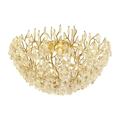 CANDELABRE CRISTAL & PENDULE - LUSTRA ROMAN 10XG9 AURIE