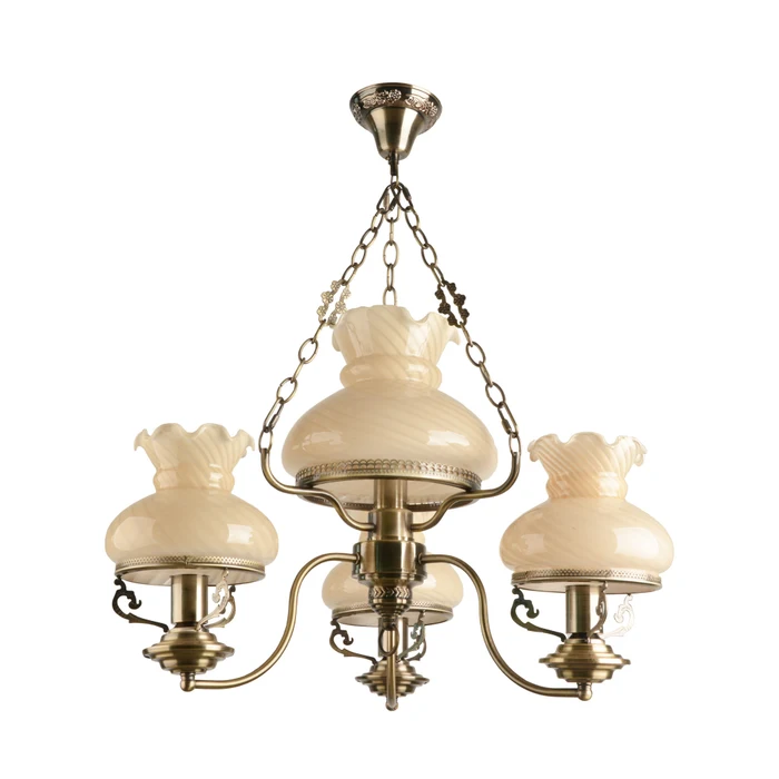 CANDELABRE & PENDULE CLASICE - LUSTRA RUSSET 4XE27 BRONZ-CREM