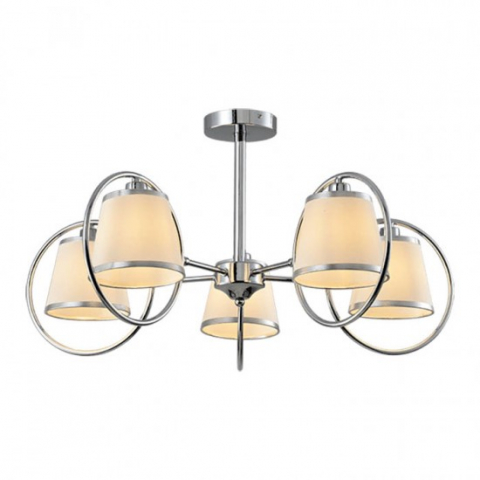 ■ ILUMINAT DE INTERIOR - LUSTRA SOPHIA 5XE14 CROM/CREM