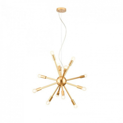 CANDELABRE MODERNE & PENDULE - LUSTRA STELLAR 12X25W E14 AUR