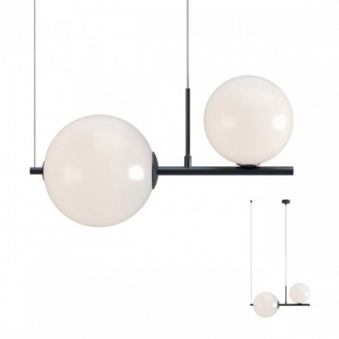■ ILUMINAT DE INTERIOR - LUSTRA TALIS NEGRU 2X42W E27