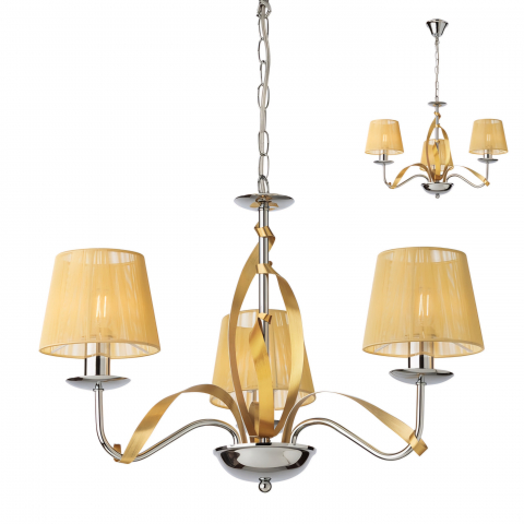 CANDELABRE & PENDULE CLASICE - LUSTRA VIRTUU 3X28W E14