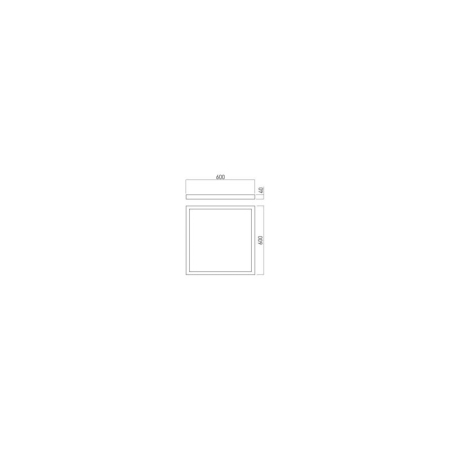 Panou LED PT. XPLANET 36W 4000K 600x600 mm IP40  PTS6060NW MWH [1]