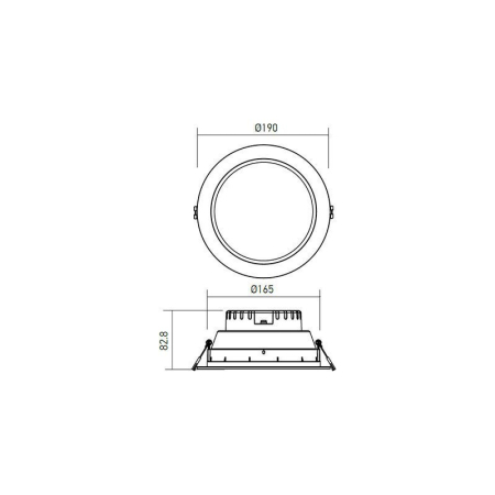 PANOU LED XEVO INCASTRAT 18W 3000K ALB MAT EV04WW ARELUX [2]