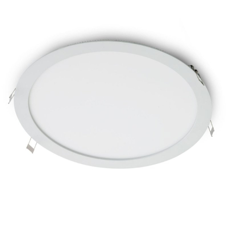 PANOU LED XFLAT INCASTRAT 40W 4000K 420MM ROTUND FTR420NW ALB MAT ARELUX