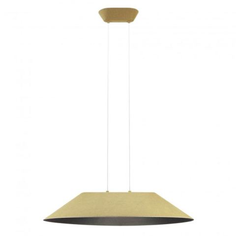 ■ ILUMINAT DE INTERIOR - PENDUL AKIRA NEGRU AURIU 1X 12W 3000K