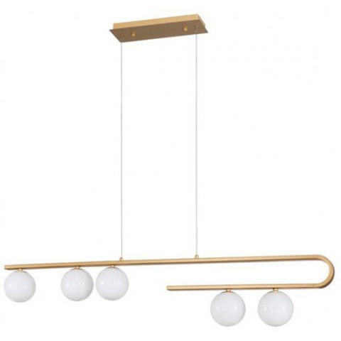 CANDELABRE MODERNE & PENDULE - PENDUL CANTONA 5X5W G9 LC AUR