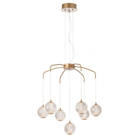 ■ ILUMINAT DE INTERIOR - PENDUL CRISTAL GIANET 7X28W LC CRISTAL