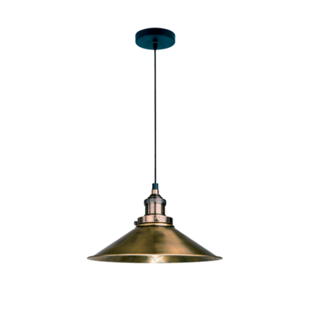 ■ ILUMINAT DE INTERIOR - PENDUL DAMON 955DAMON1P/AB, AUR MAT, E27