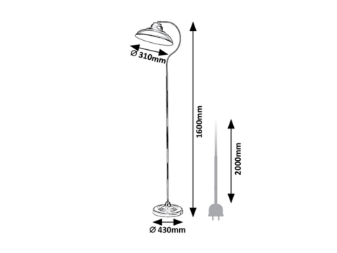 LAMPADAR DRAGAN 1X60W E27 [1]