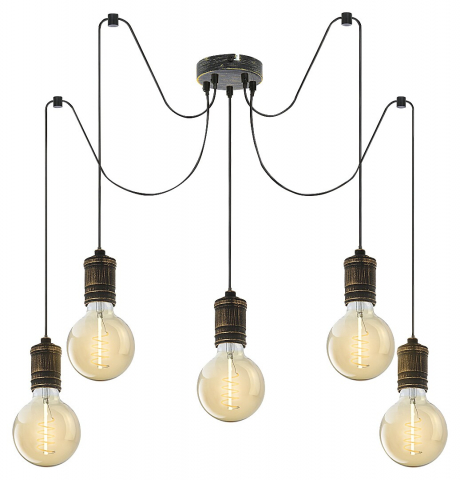 CANDELABRE MODERNE & PENDULE - PENDUL FIDEL 5X25WE27
