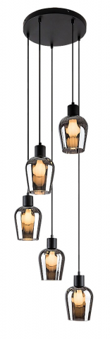■ ILUMINAT DE INTERIOR - PENDUL FLORIAN 5X40W E27