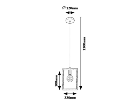 PENDUL INDIGO 1X40W E27 [2]