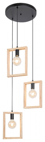 SUSPENSII VINTAGE - PENDUL INDIGO 3X40W E27