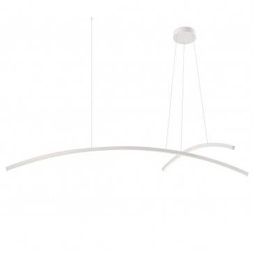 SUSPENSII CU LED - PENDUL KATANA LED ALB 1X42W DIMABIL 3000K