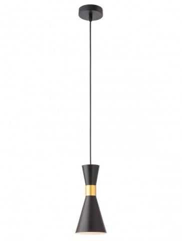 ■ CORPURI DE ILUMINAT - PENDUL KILT 1X42W E27 NEGRU