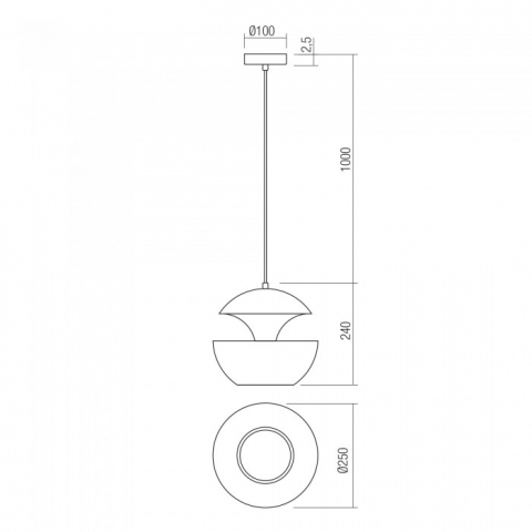 PENDUL LAMPU 1X42W E27 [1]