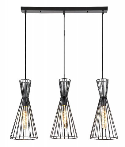CANDELABRE MODERNE & PENDULE - PENDUL LEANDROS 3X60W E27
