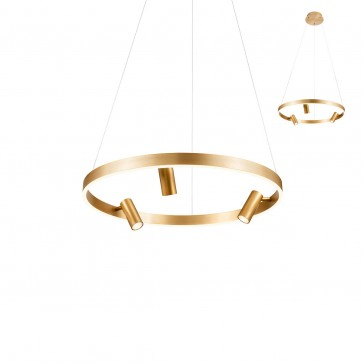 SUSPENSII CU LED - PENDUL LED SUMMIT 25W+13W 3000K 2325LM D616