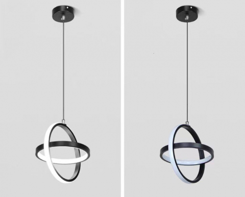 SUSPENSII CU LED - PENDUL LED  1x23W NEGRU