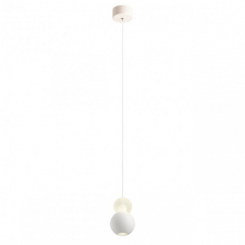 SUSPENSII CU LED - PENDUL LED AOBA ALB 1X8W LC