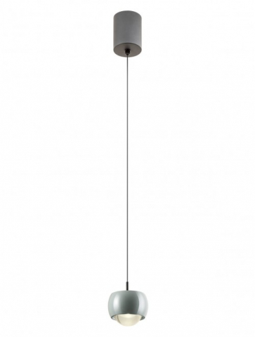 SUSPENSII CU LED - PENDUL LED AVES 1X 12W GRI 720 lumeni,  3000K, D.10 cm