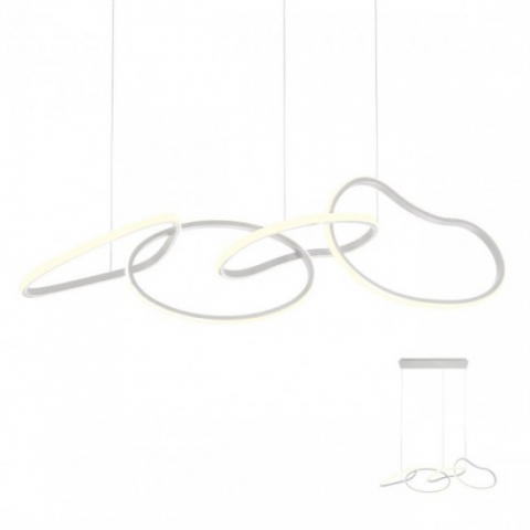 SUSPENSII CU LED - PENDUL LED BIAS ALB 1X80W 3000K