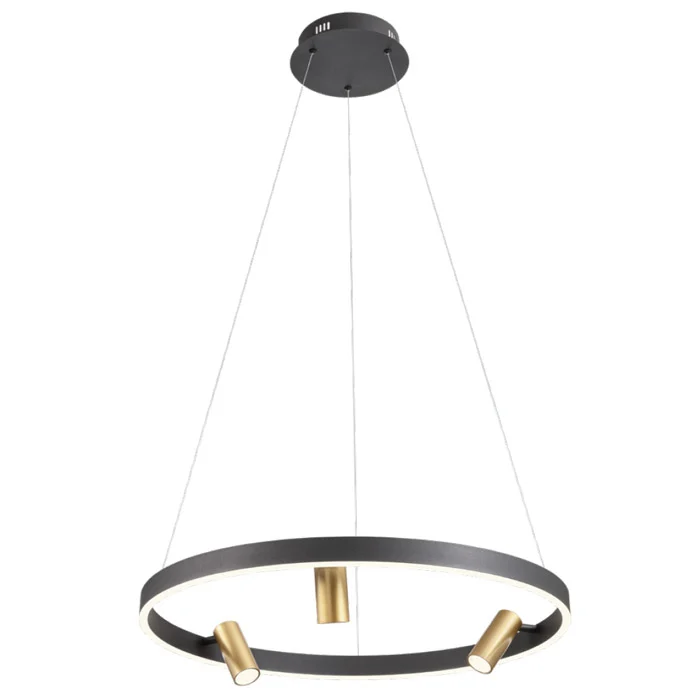 SUSPENSII CU LED - PENDUL LED SUMMIT 1X28W+12W AUR D600