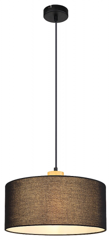 PENDUL MIGUEL 1X40W E27 NEGRU [1]