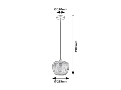 PENDUL MONET 1X40W E27 [2]