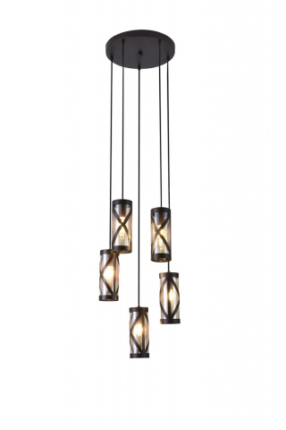 CANDELABRE MODERNE & PENDULE - PENDUL OBERON 5X40W E14