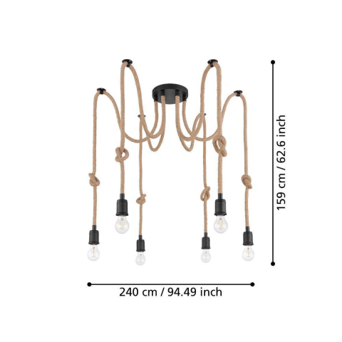 PENDUL  RAMPSIDE 6XE27 IP20 [1]