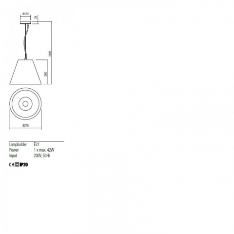 PENDUL TESSA 1XE27 [1]