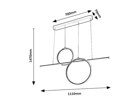 PENDUL WILLOW  LED 1X48W LN [2]