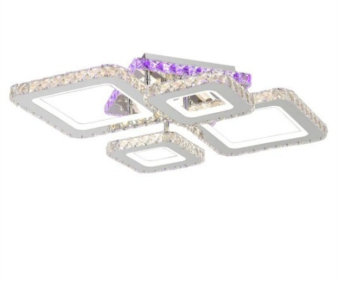 ■ ILUMINAT DE INTERIOR - PLAFONIEAR LED RGB 162W CROM