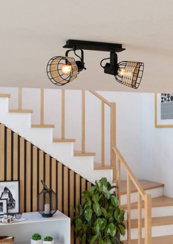 ■ ILUMINAT DE INTERIOR - PLAFONIERA ANWICK 1 2XE27 IP20