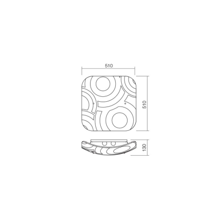 PLAFONIERA COCOON 05-876 3X42W E27 [1]