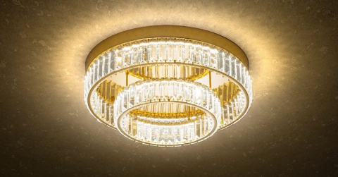 PLAFONIERE CRISTAL - PLAFONIERA CRISTAL AKALA LED 49W IAK CR S+L