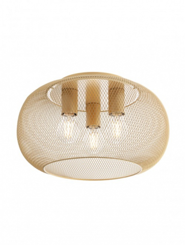 ■ CORPURI DE ILUMINAT - PLAFONIERA CROKET 3X42W E27 AUR