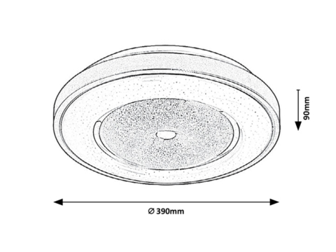 PLAFONIERA DAFIA LED 1X24W [2]