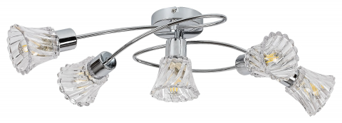 PLAFONIERE MODERNE - PLAFONIERA HESTIA 5X40W E14