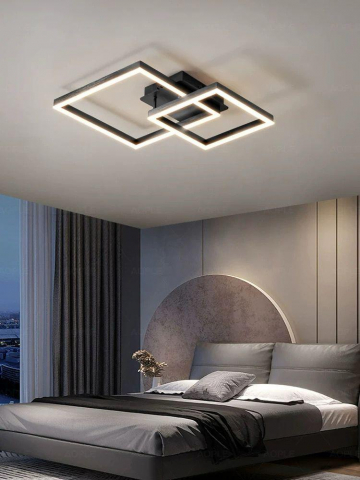 PLAFONIERE CU LED - PLAFONIERA LED 5188/400+300 BK 1X160W 3000K, 4000K, 6500K