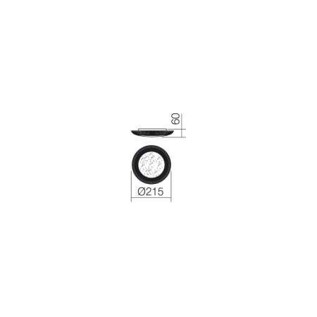 PLAFONIERA LED BRILLE 05-850 12W LUMINA NATURALA [1]