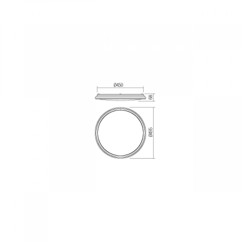 PLAFONIERA LED DREAMER 18W LN D327 [1]
