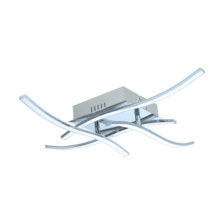 PLAFONIERE CU LED - PLAFONIERA LED  VALMORA 96327 4X5W LUMINA CALDA CROM 560X560X105 IP20