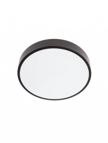 ■ ILUMINAT DE INTERIOR - PLAFONIERA LED KNOB 24W NEGRU D300