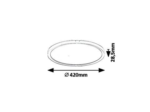 PLAFONIERA LED PAVEL 1X22W LN D420 [2]